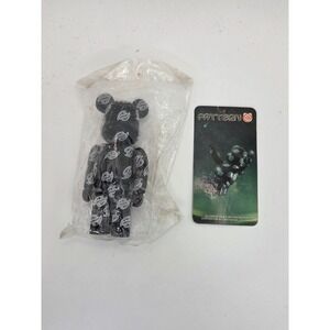 Medicom Toy Bearbrick Series 6 Pattern Paisley 100% Figure Black White 2003 New